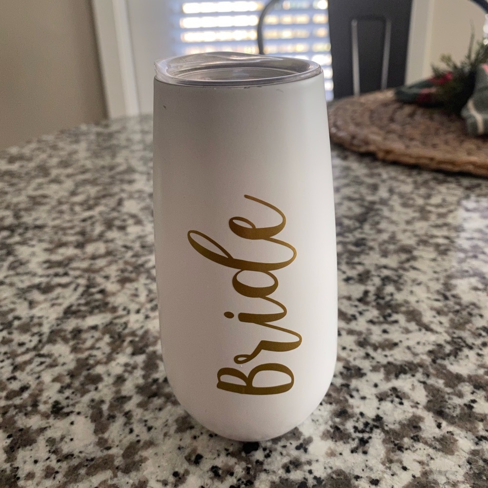 "Bride" Champagne Tumbler